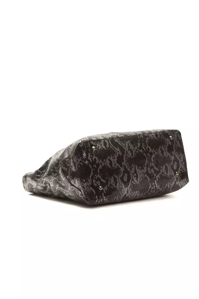 Pompei Donatella Grey Shoulder Bag for Women side view