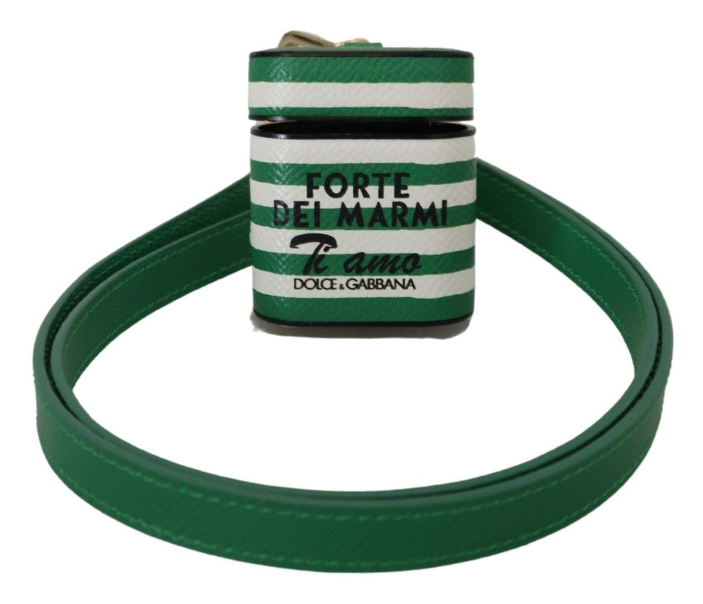 Dolce & Gabbana Green Airpod Holders for Women detail view