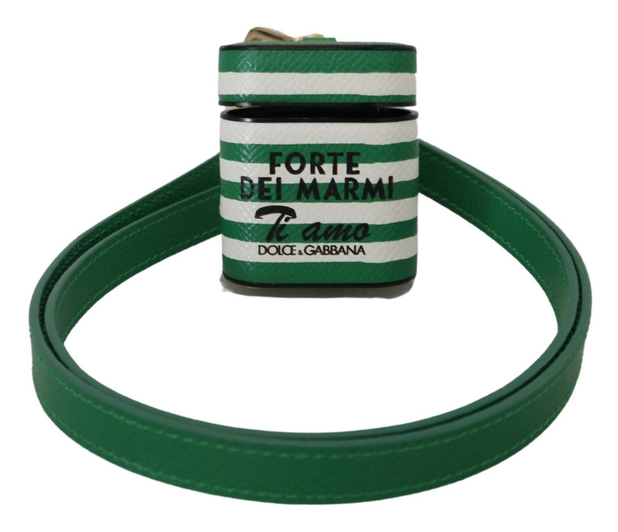 Dolce & Gabbana Green Airpod Holders for Women detail view