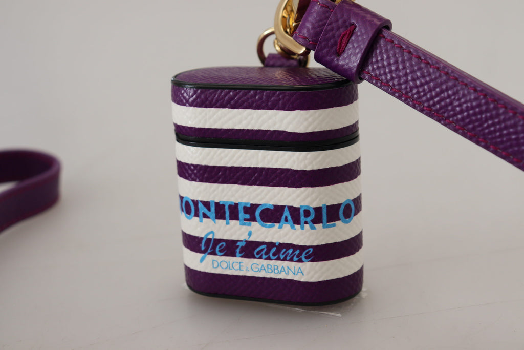Dolce & Gabbana Purple Airpod Holders for Women detail view