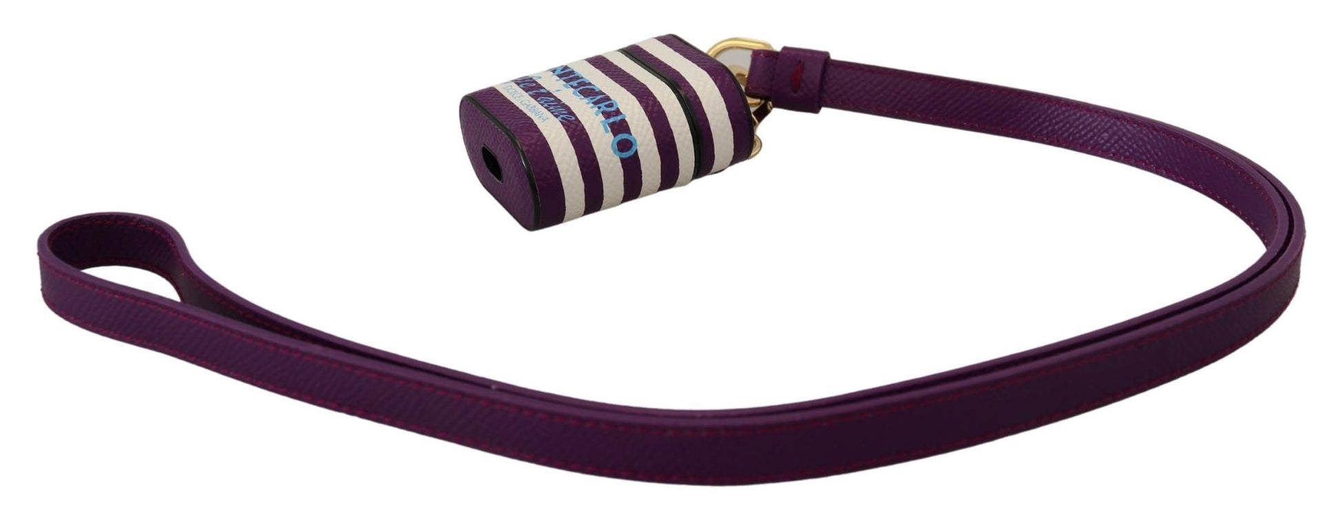 Dolce & Gabbana Purple Airpod Holders for Women side view