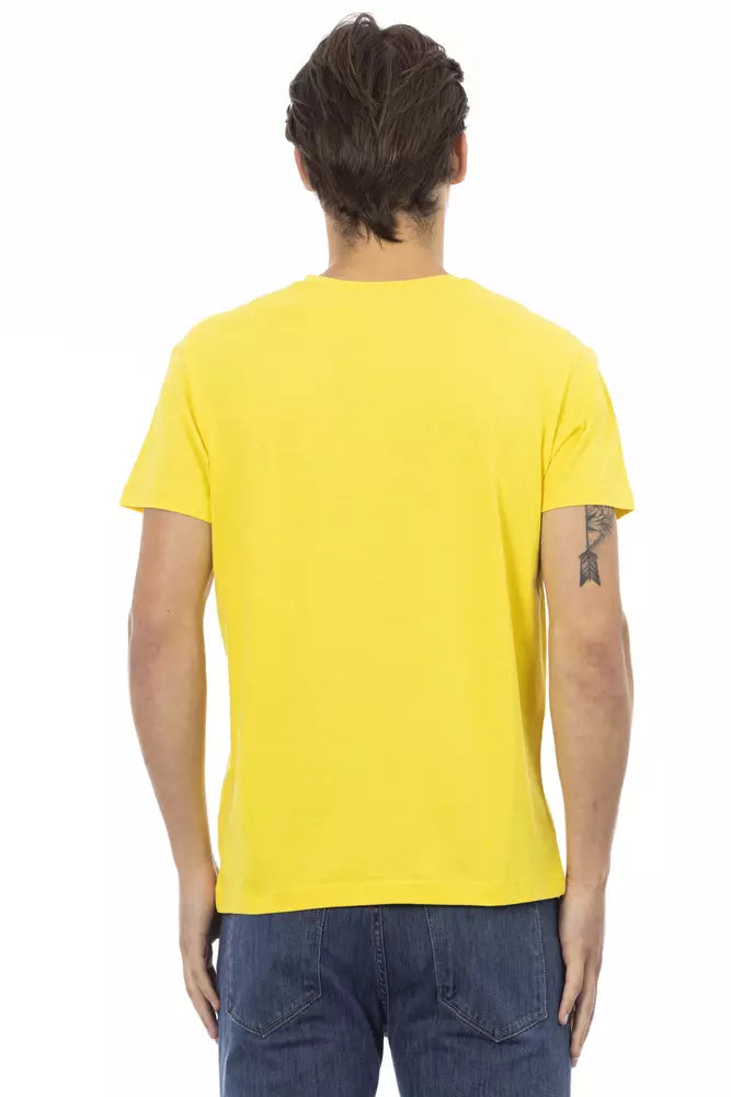 Trussardi Action Yellow T-Shirt for Men detail view