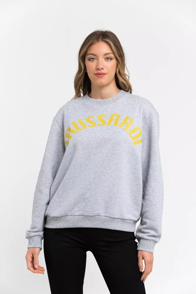 Trussardi Grey Sweatshirt for Women