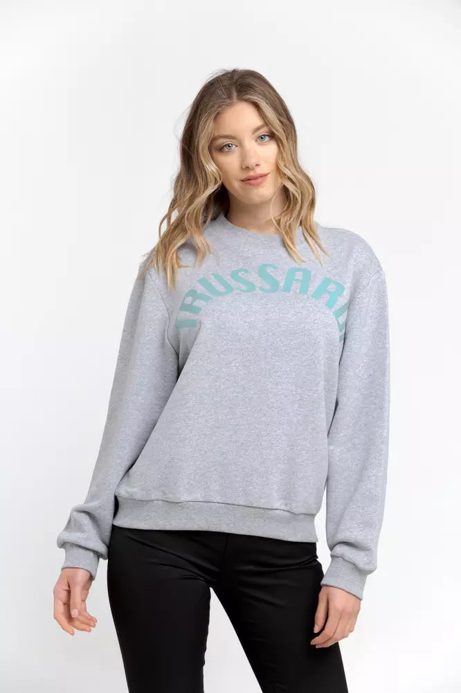 Trussardi Grey Sweatshirt for Women