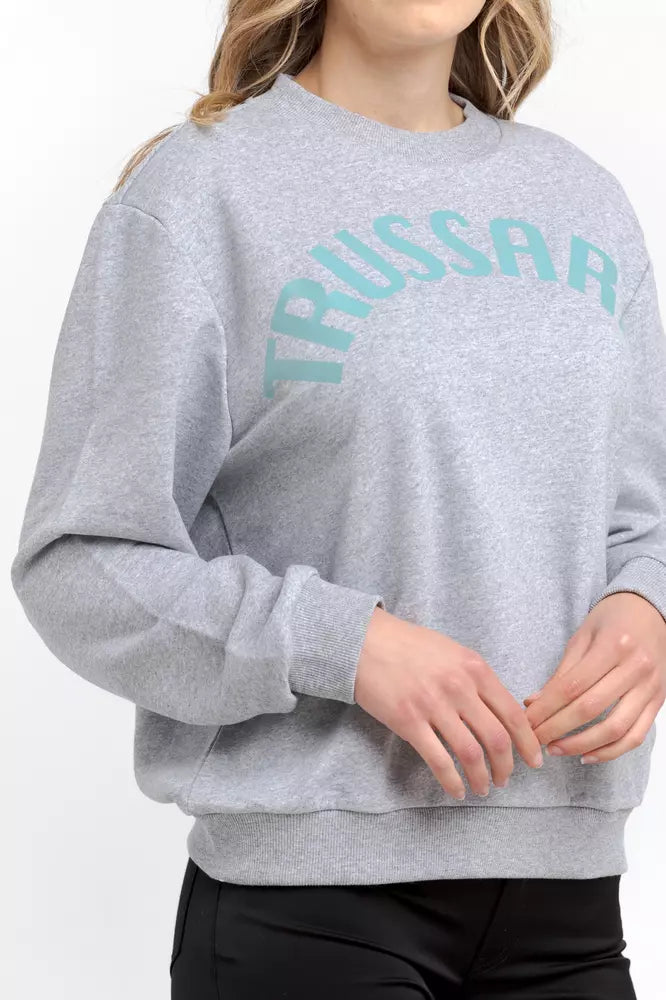 Trussardi Grey Sweatshirt for Women detail view