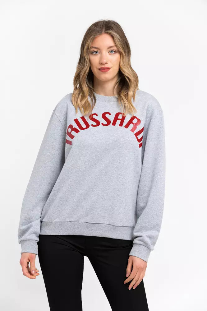 Trussardi Grey Sweatshirt for Women