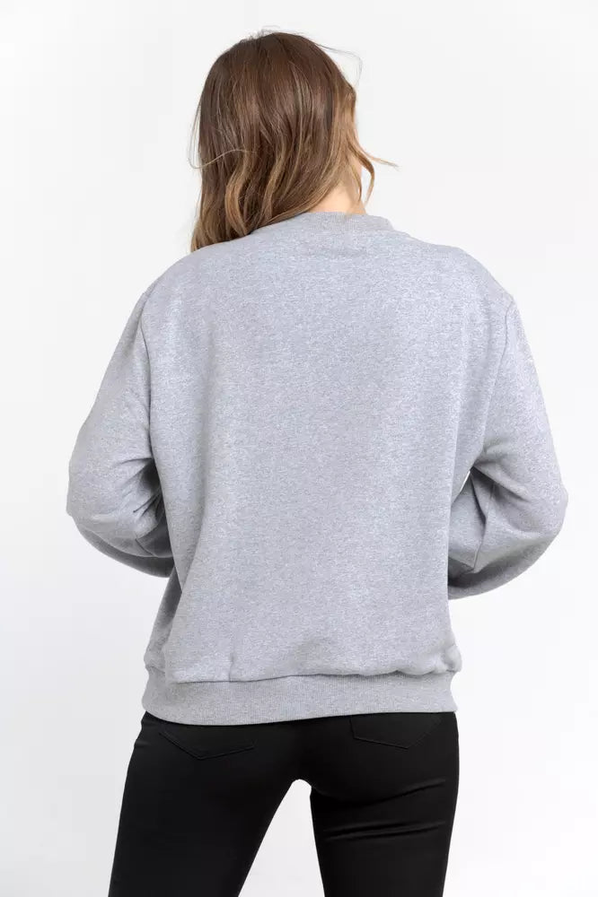 Trussardi Grey Sweatshirt for Women side view