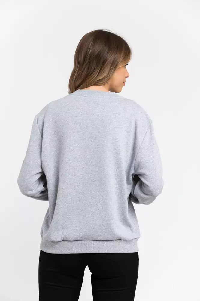 Trussardi Grey Sweatshirt for Women side view