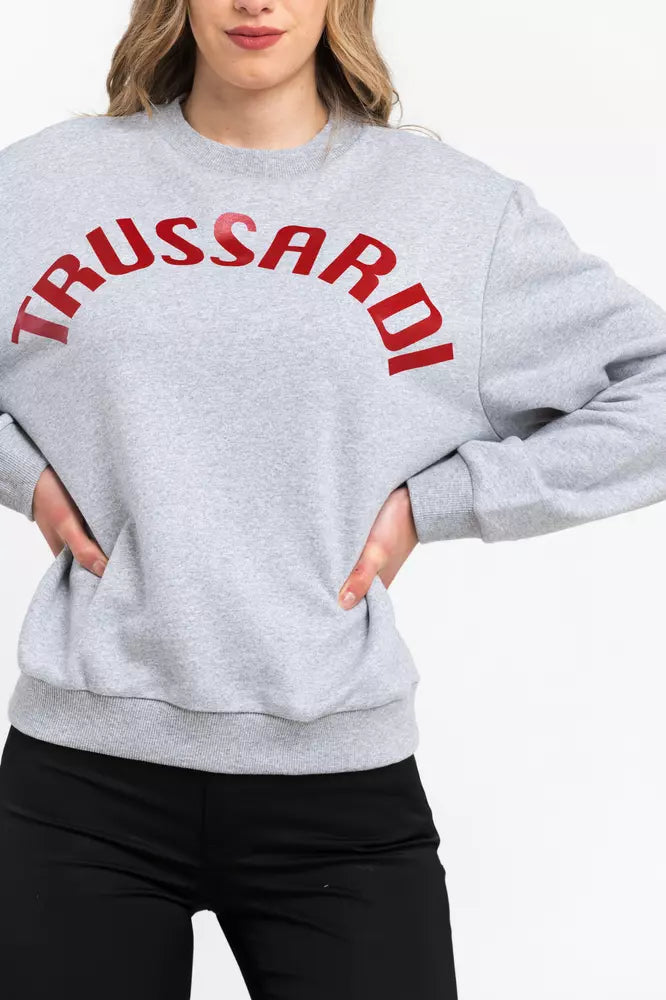 Trussardi Grey Sweatshirt for Women detail view