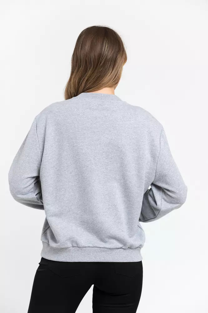 Trussardi Grey Sweatshirt for Women side view