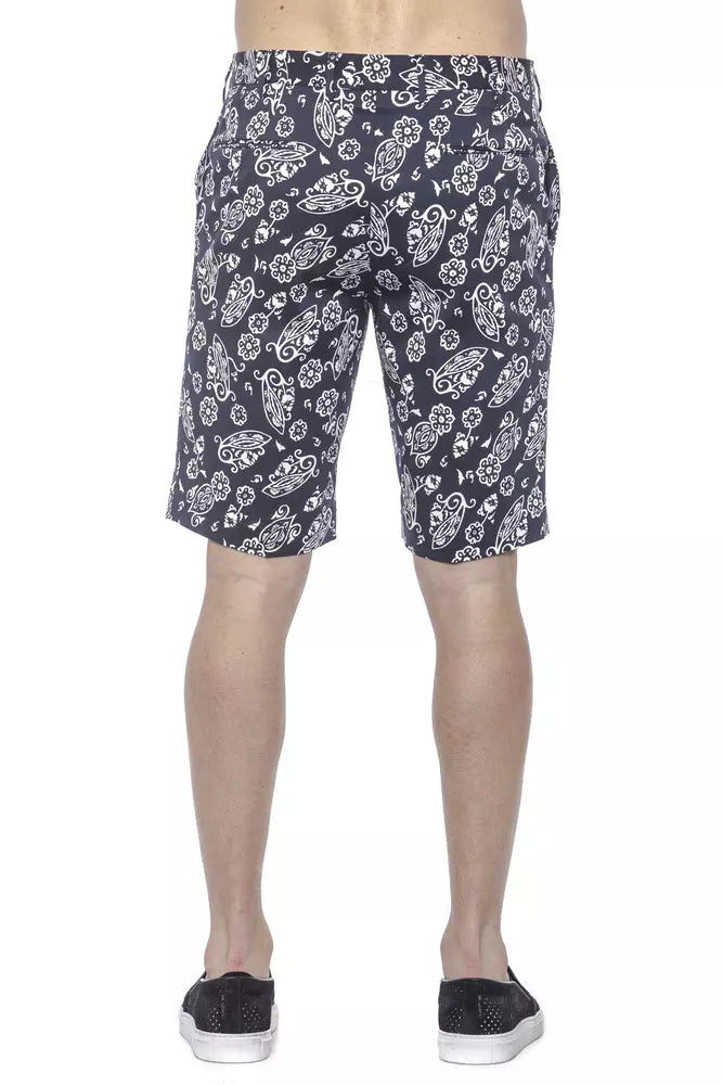 PT Torino Blue Bermuda for Men detail view