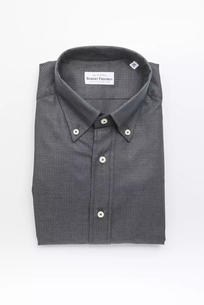 Robert Friedman Green Dress Shirt for Men