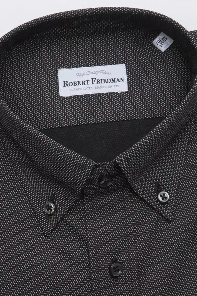 Robert Friedman Black Shirt for Men alternate view