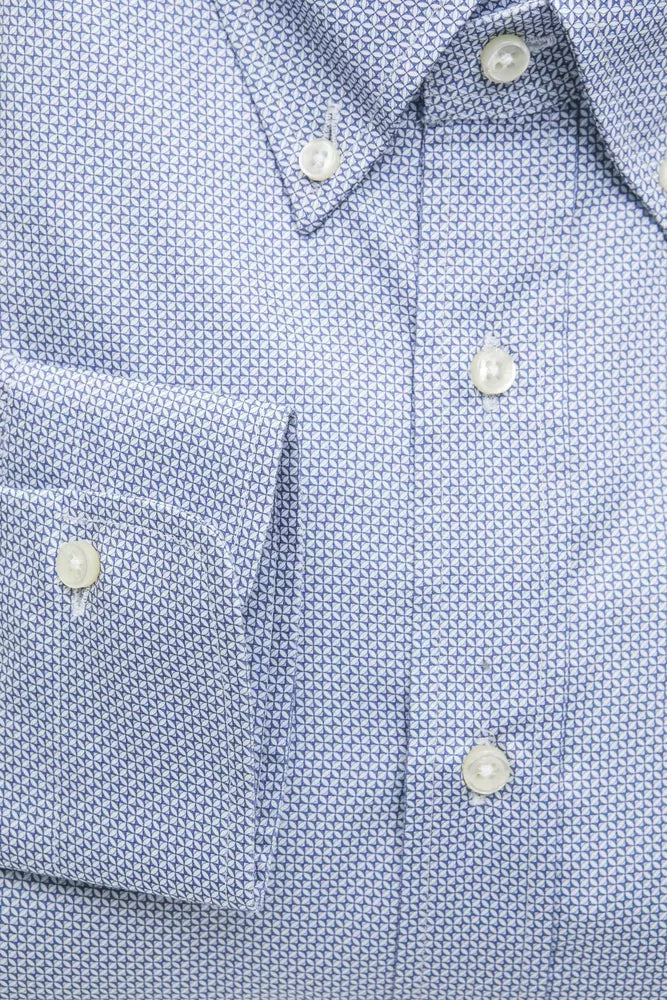 Robert Friedman Blue Shirt for Men side view