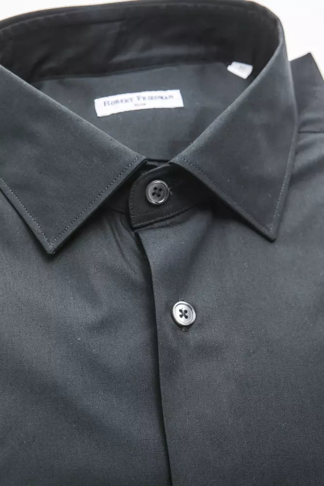 Robert Friedman Black Dress Shirt for Men alternate view