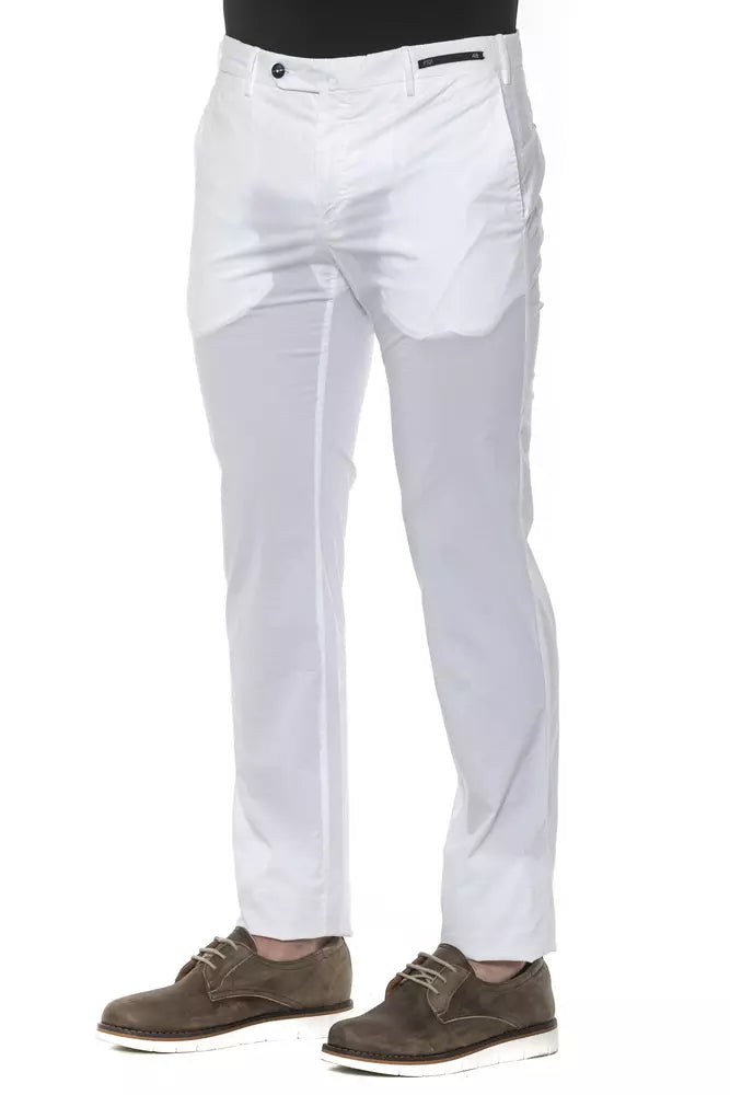 PT Torino White Casual Pants for Men alternate view