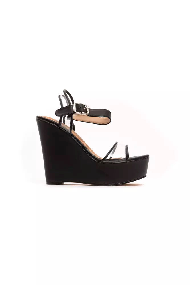 Péché Originel Black Platforms for Women