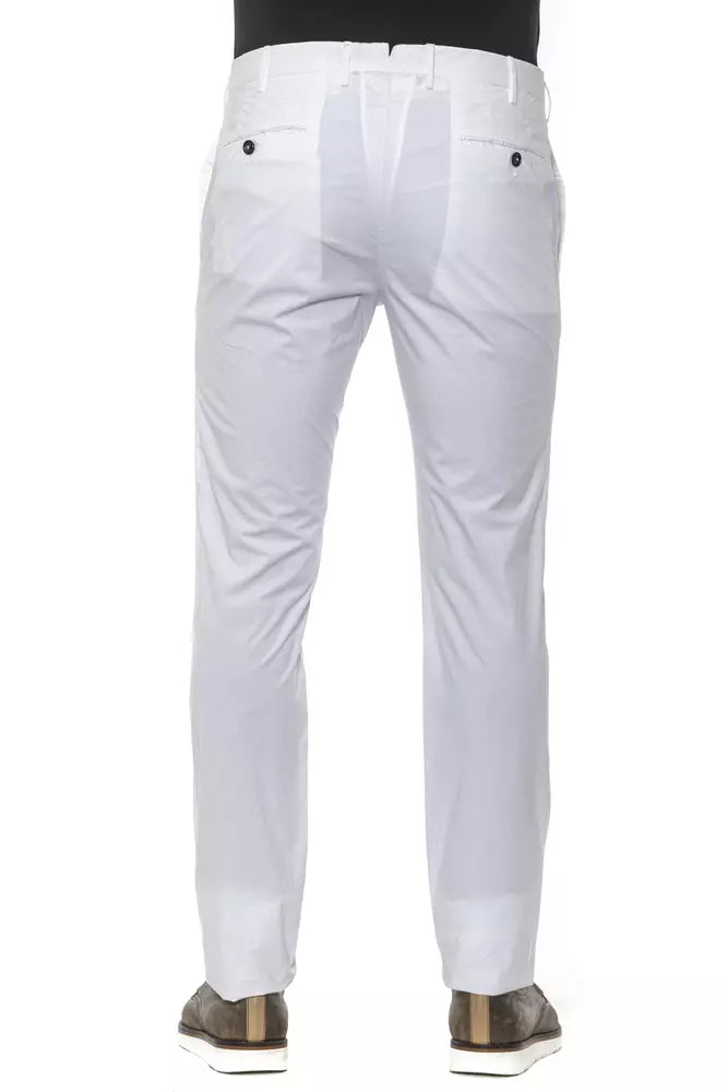 PT Torino White Casual Pants for Men detail view