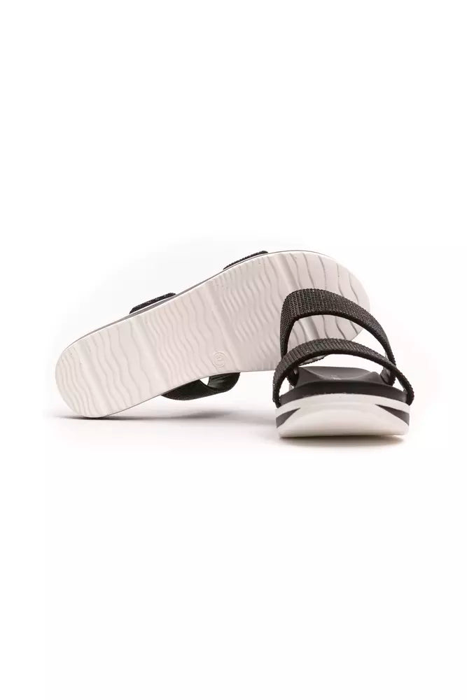 Péché Originel Black Flat for Women side view