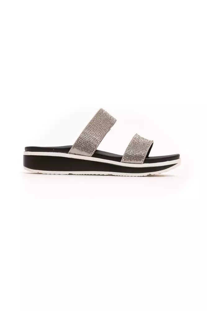 Péché Originel Silver Platforms for Women