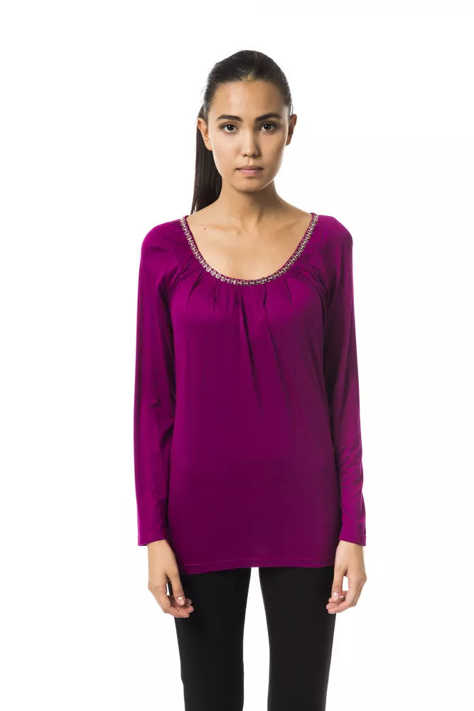 BYBLOS Purple T-Shirt for Women