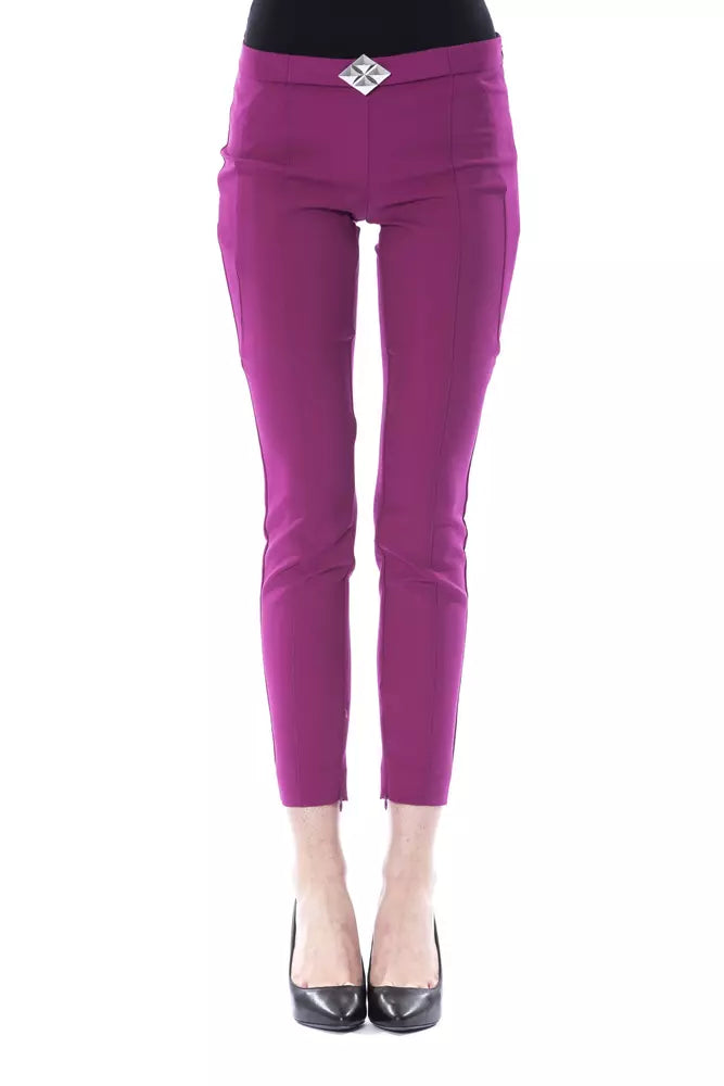 BYBLOS Purple Skinny Pants for Women