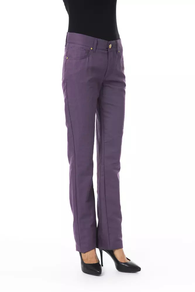 BYBLOS Purple Casual Pants for Women