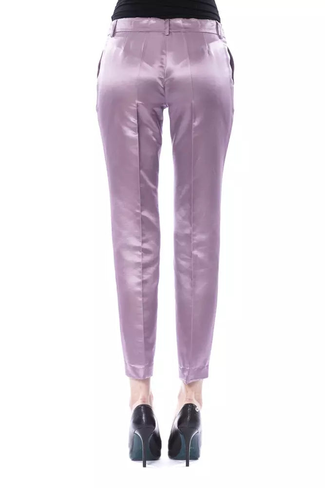 BYBLOS Purple Casual Pants for Women detail view