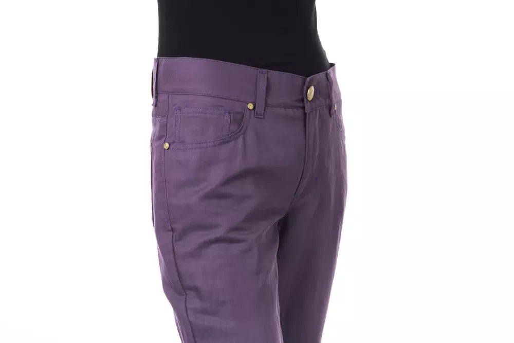 BYBLOS Purple Casual Pants for Women detail view