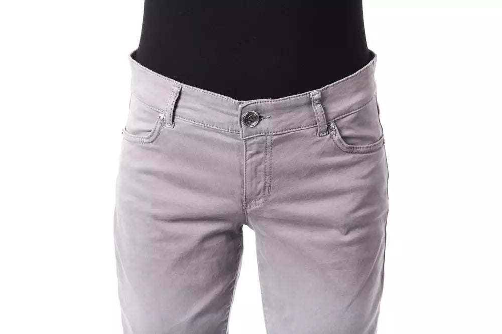 BYBLOS Grey Pants for Women side view