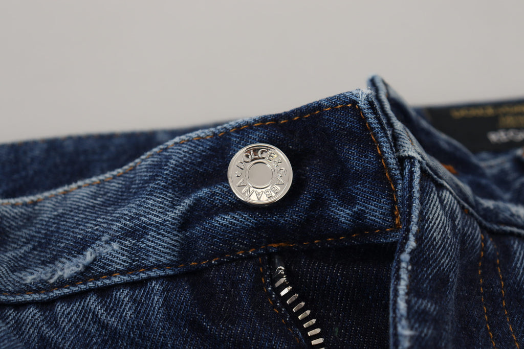 Dolce & Gabbana Blue Tapered Jeans for Men additional view