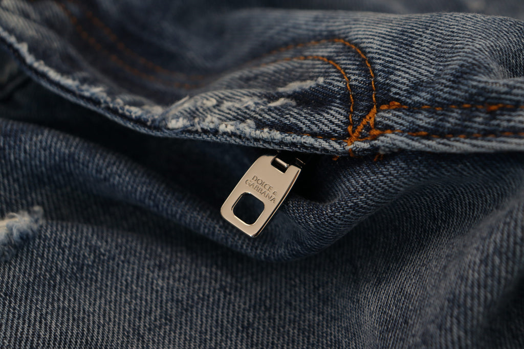 Dolce & Gabbana Blue Tapered Jeans for Men additional view