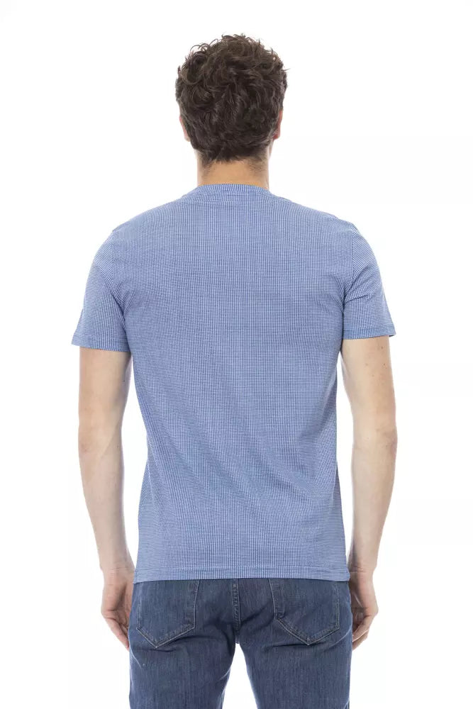 Baldinini Trend Blue T-Shirt for Men detail view