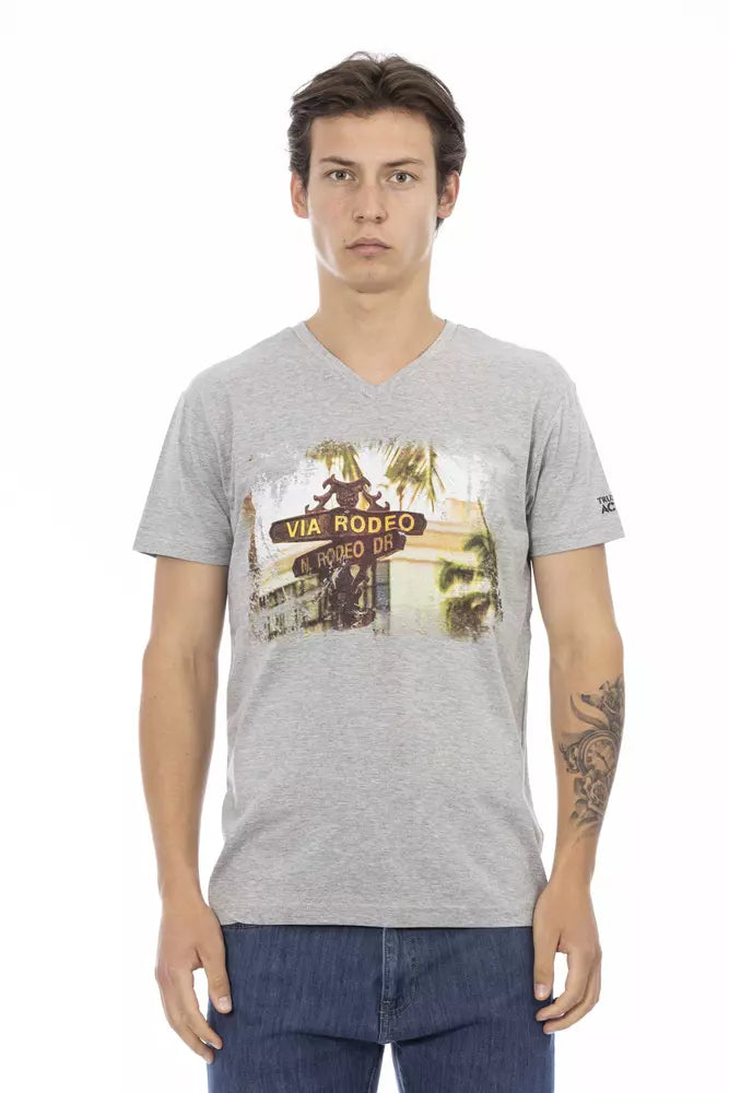 Trussardi Action Grey T-Shirt for Men