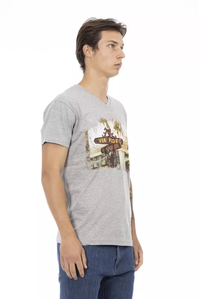 Trussardi Action Grey T-Shirt for Men alternate view