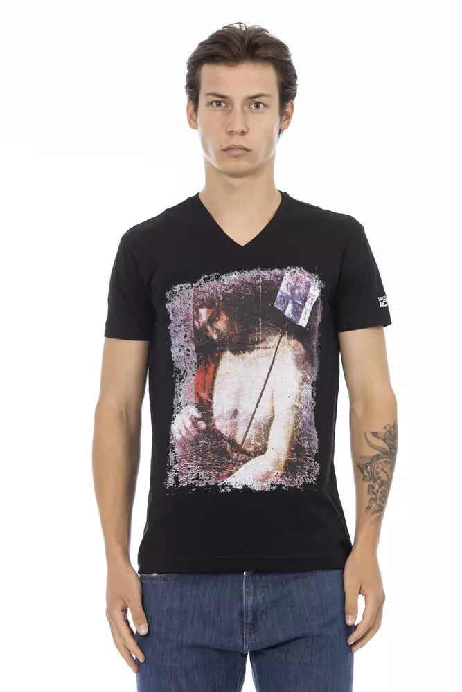 Trussardi Action Black T-Shirt for Men