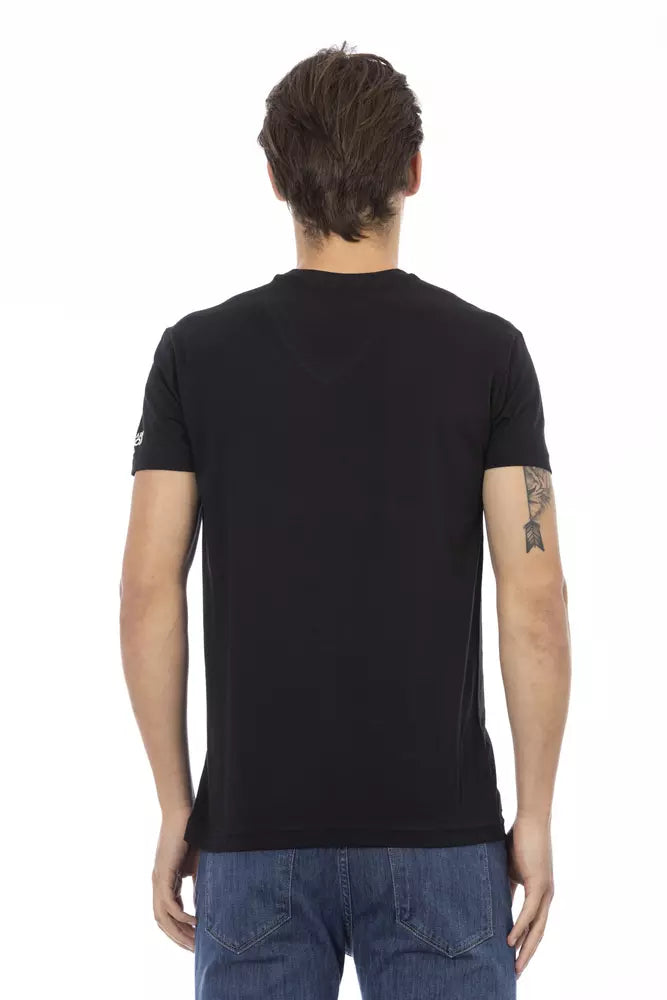 Trussardi Action Black T-Shirt for Men detail view