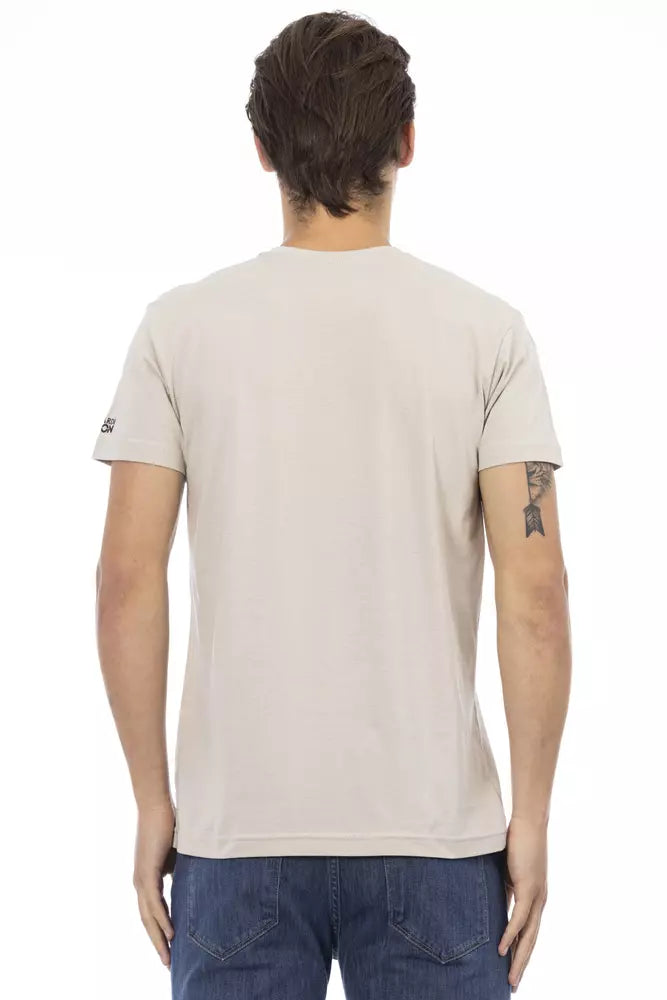 Trussardi Action Beige T-Shirt for Men detail view