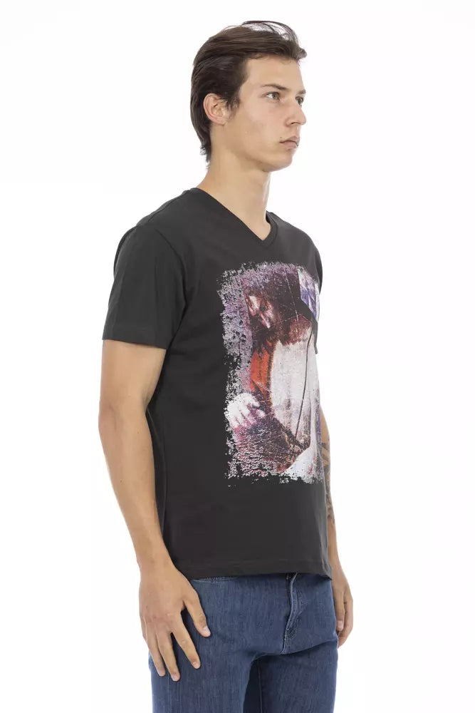 Trussardi Action Black T-Shirt for Men alternate view