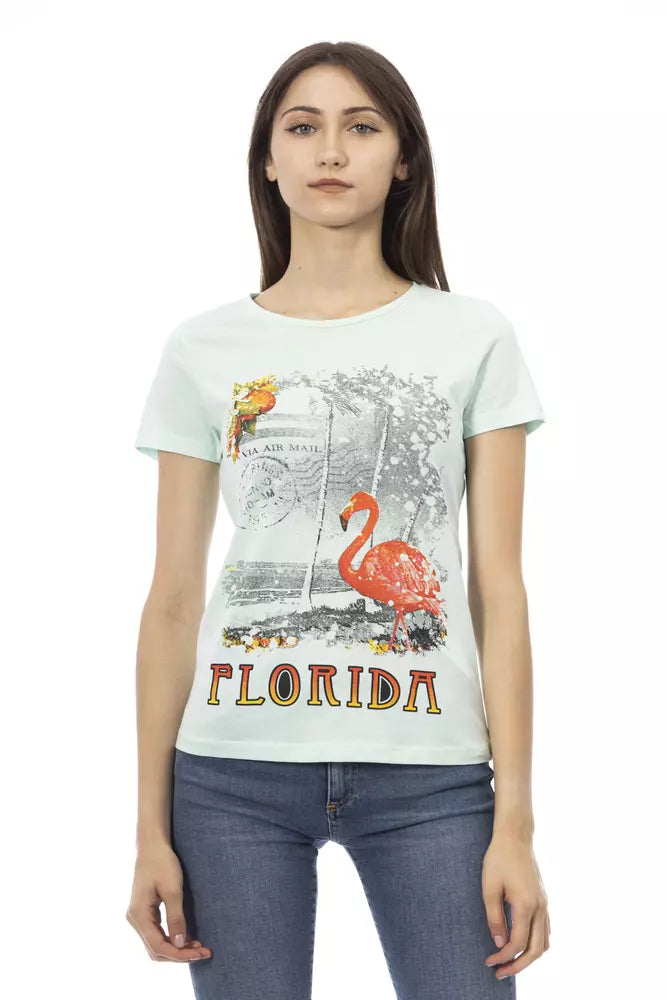 Trussardi Action Blue T-Shirt for Women