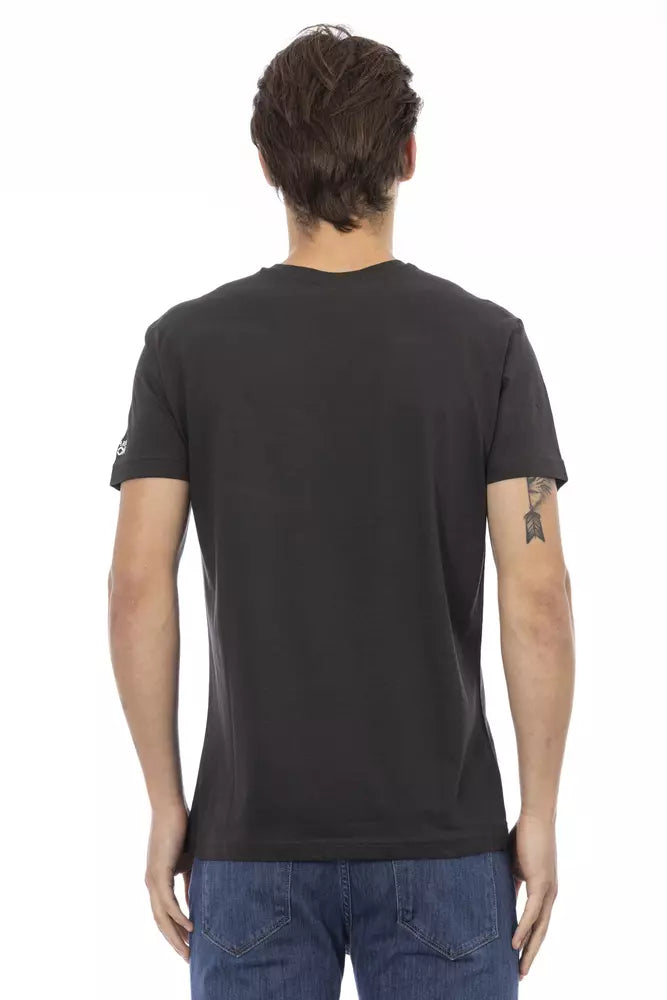 Trussardi Action Black T-Shirt for Men detail view