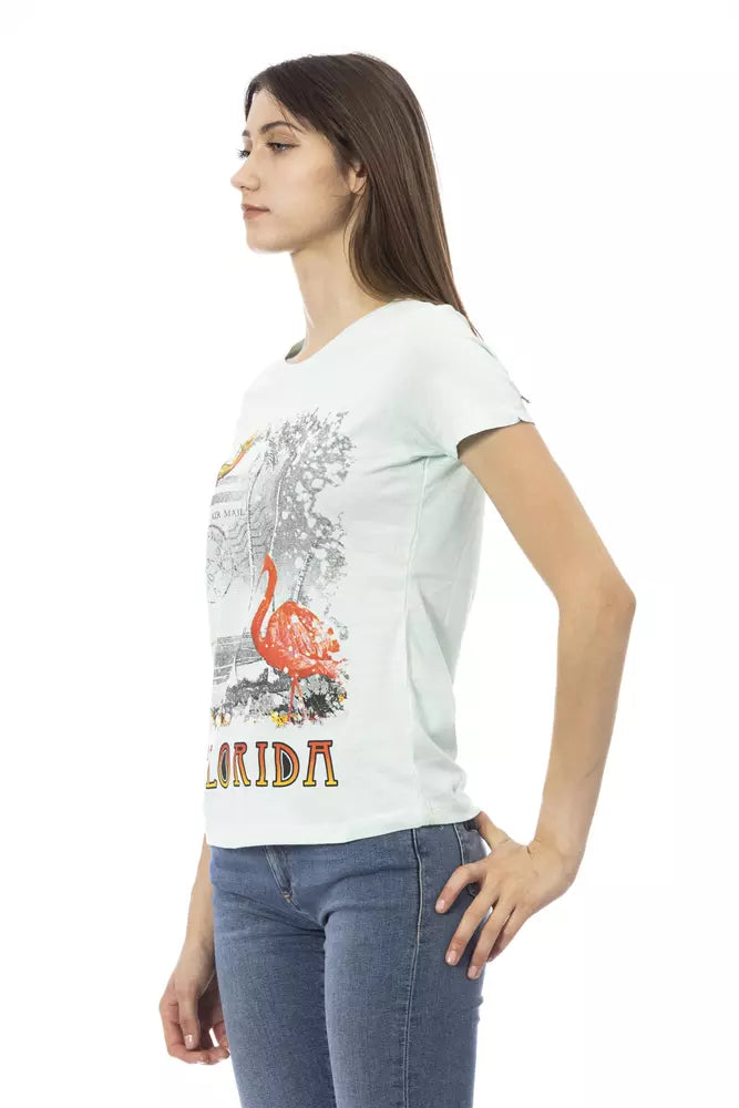 Trussardi Action Blue T-Shirt for Women alternate view