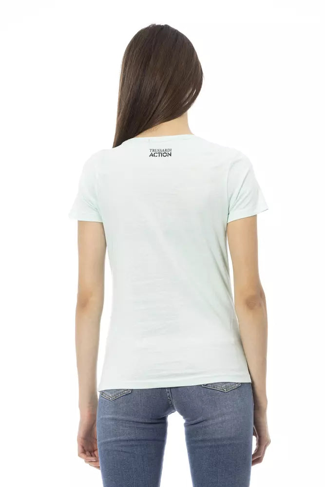 Trussardi Action Blue T-Shirt for Women detail view
