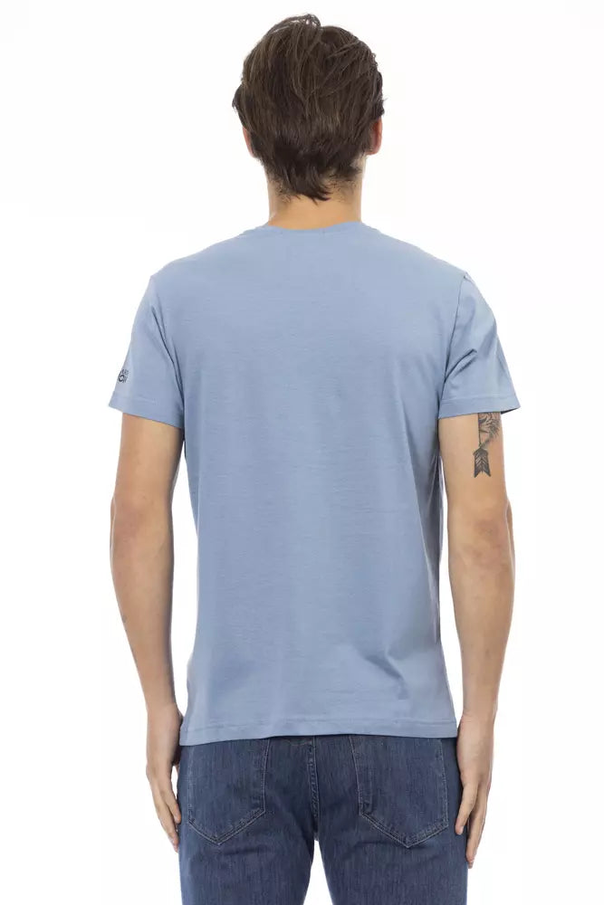 Trussardi Action Blue T-Shirt for Men detail view