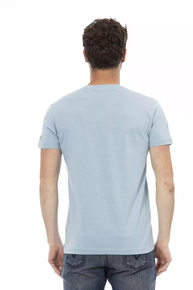 Trussardi Action Blue T-Shirt for Men detail view