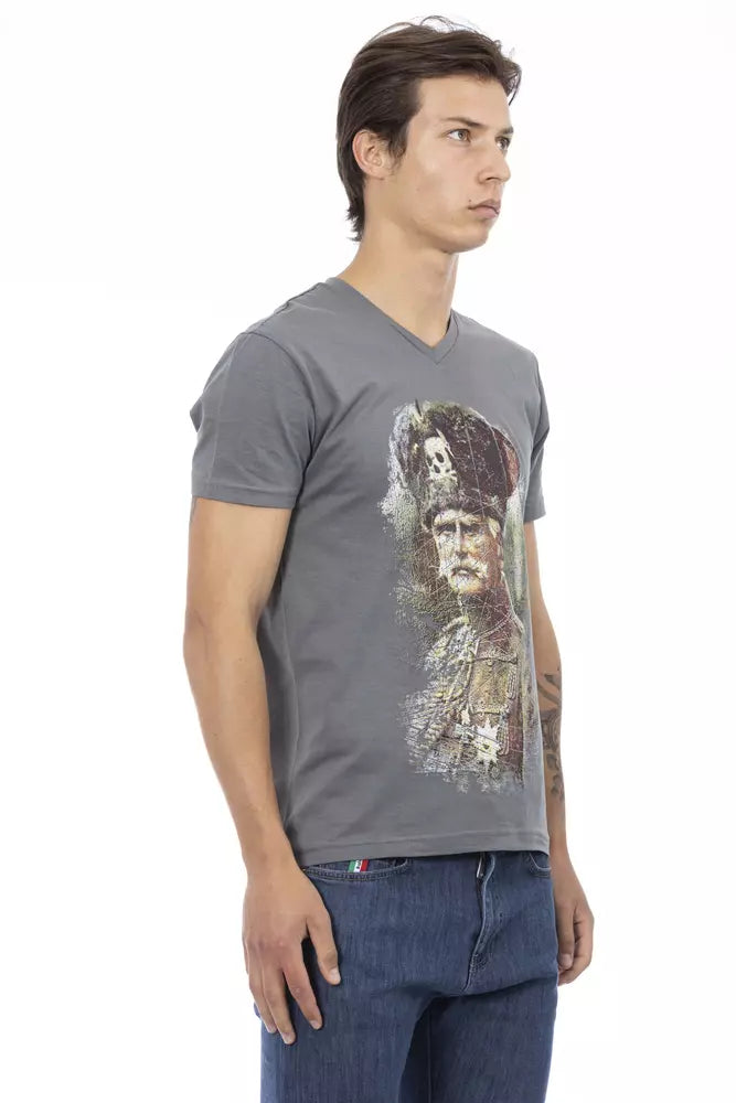 Trussardi Action Grey T-Shirt for Men alternate view