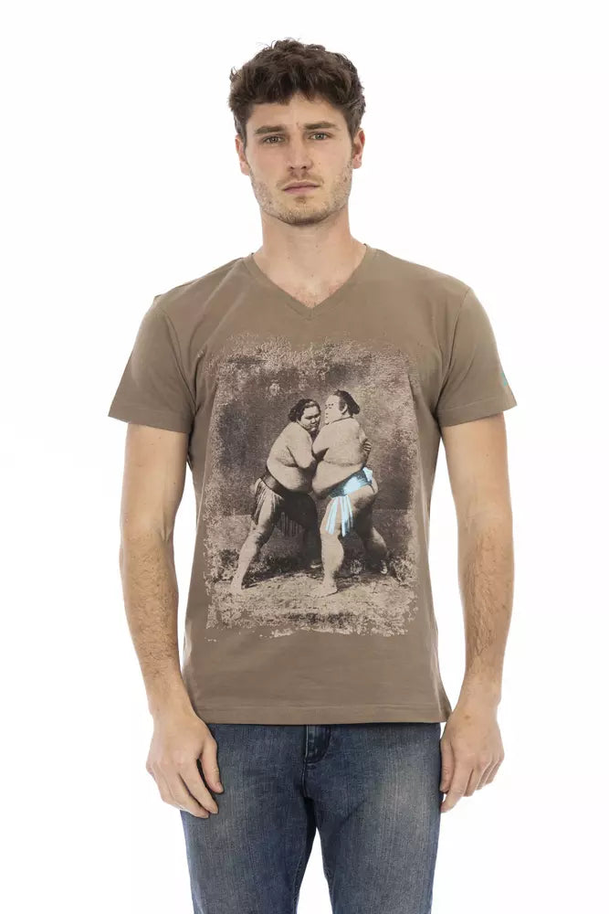 Trussardi Action Brown T-Shirt for Men