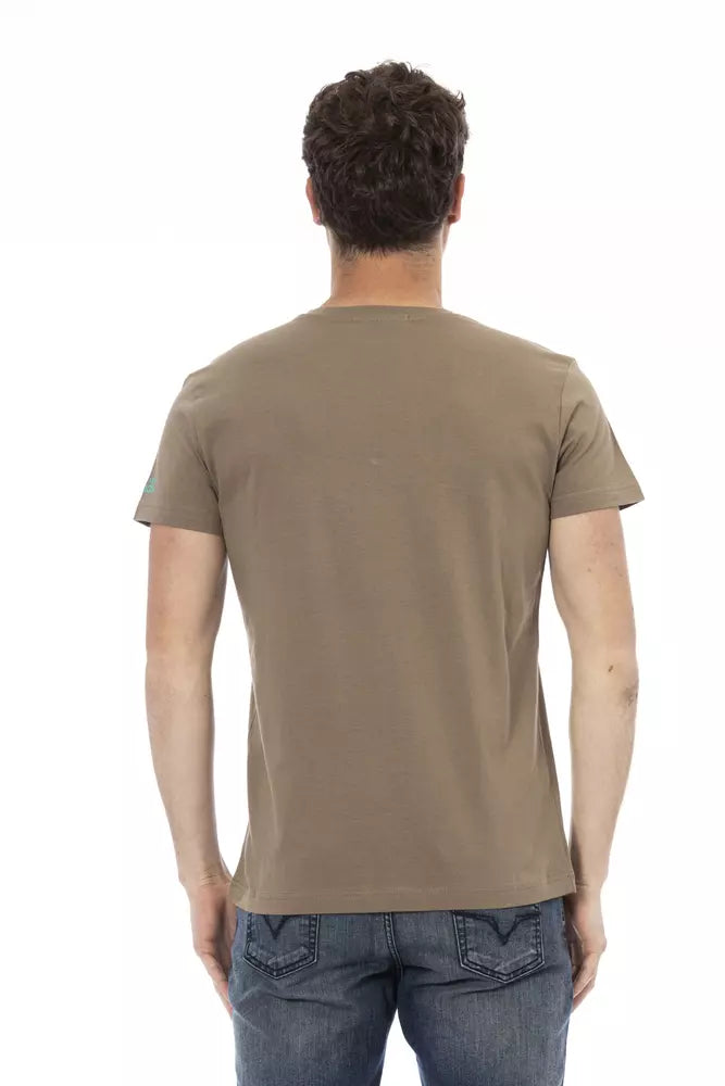 Trussardi Action Brown T-Shirt for Men detail view