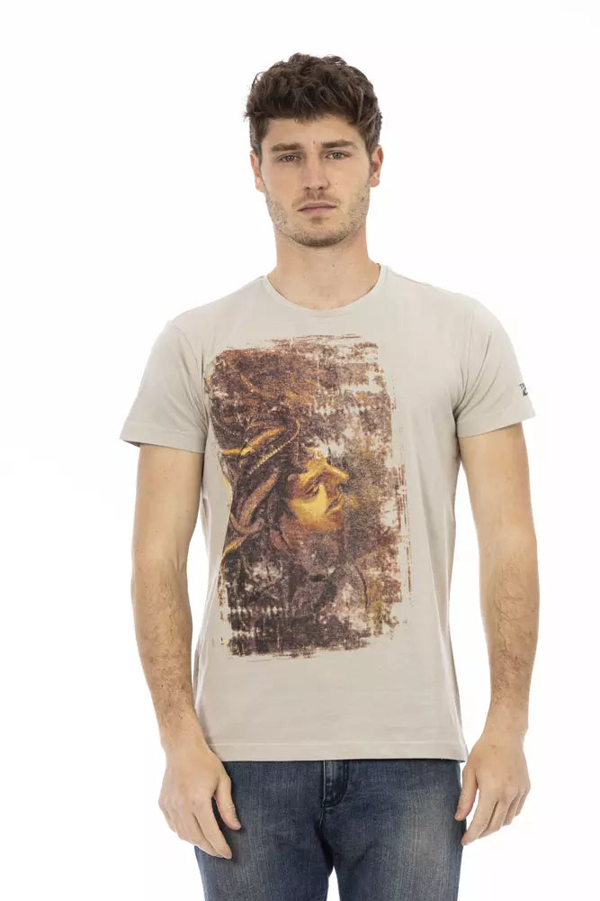 Trussardi Action Beige T-Shirt for Men
