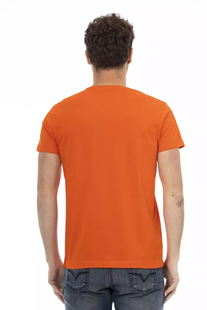 Trussardi Action Orange T-Shirt for Men detail view
